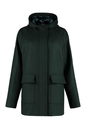 Hooded cloth coat-0